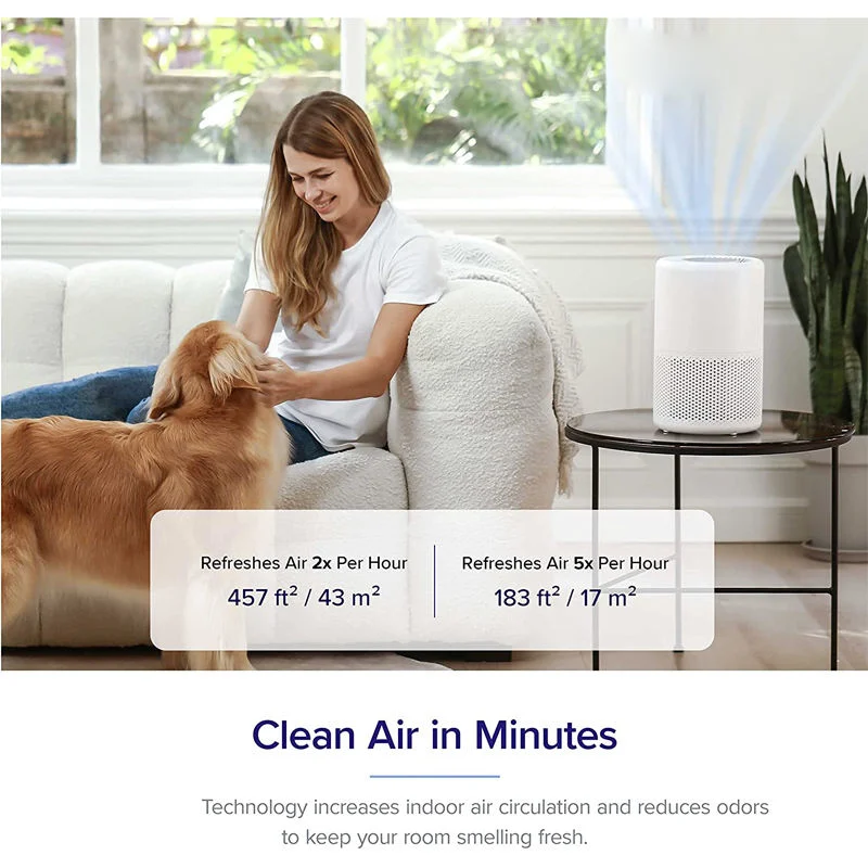 Air Purifier 4 Compact Intelligent Touch Screen Display Ozone HEPA Filter Smart