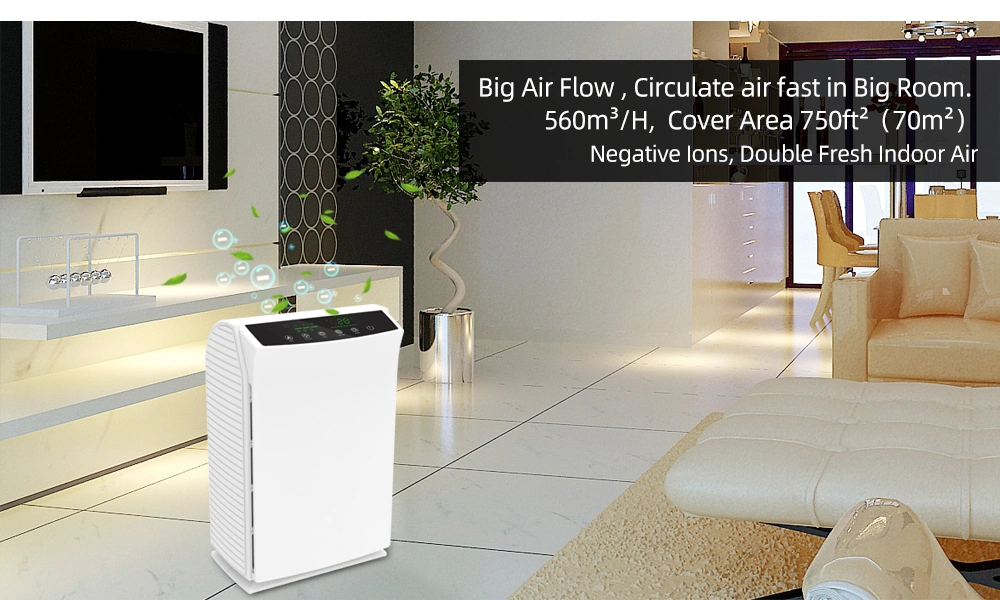 High Performance Tuya WiFi Medical Best Home Smart Air with Pm2.5 Purifier