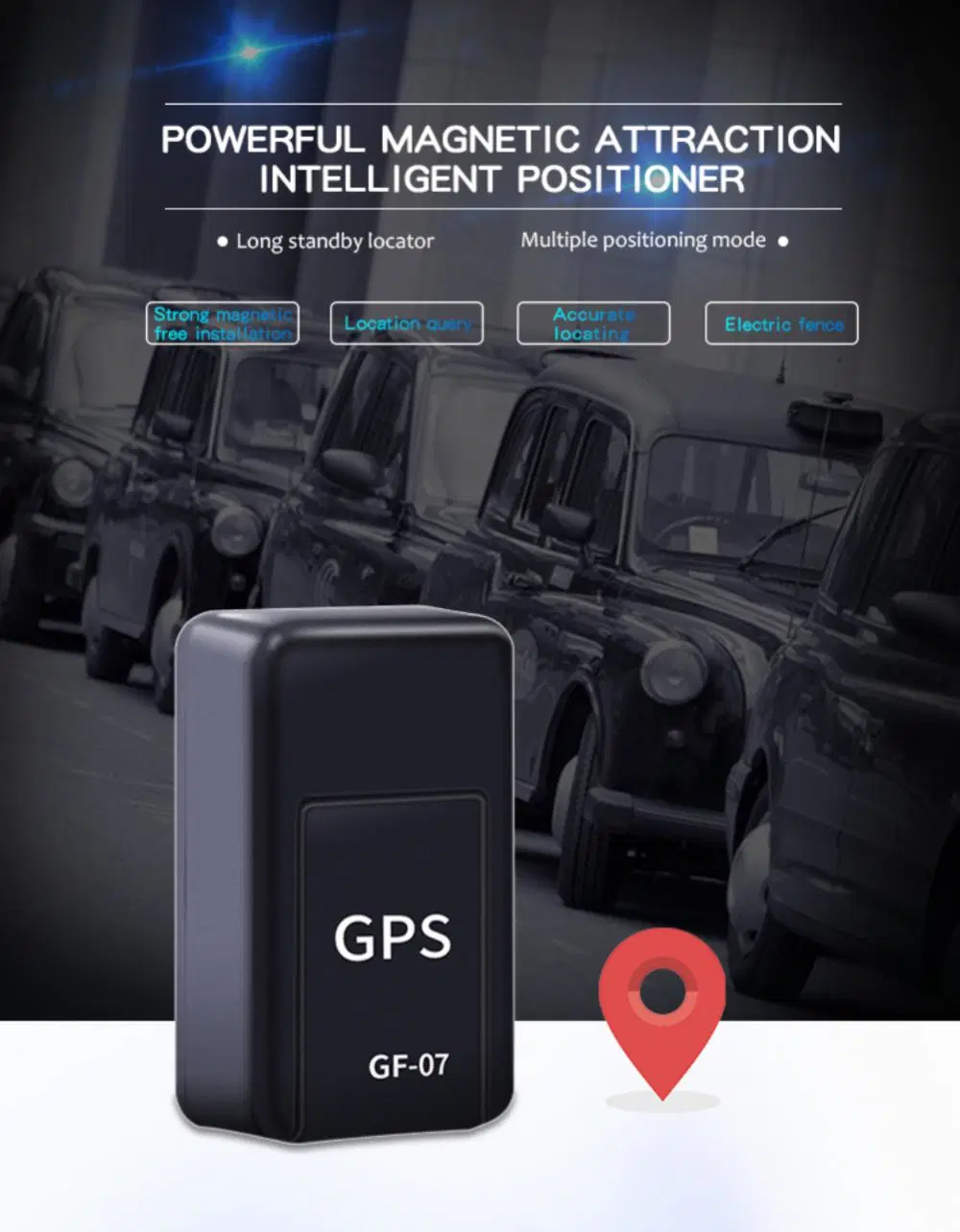 GF07 Mini Pet GPS Locator Device Sound Recording Dog Tracker