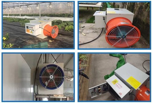 Factory Customization Breeding Greenhouse Intelligent Fan Industrial Electric Air Heater