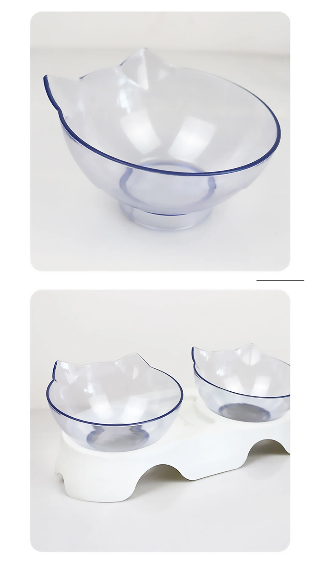 Wholesale Double Bowl Design Pet Bowl Feeder