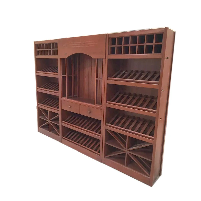 Modern Luxury Hotel Wine Rack Storage Cabinet Wine Display Cellar Furniture Showcase