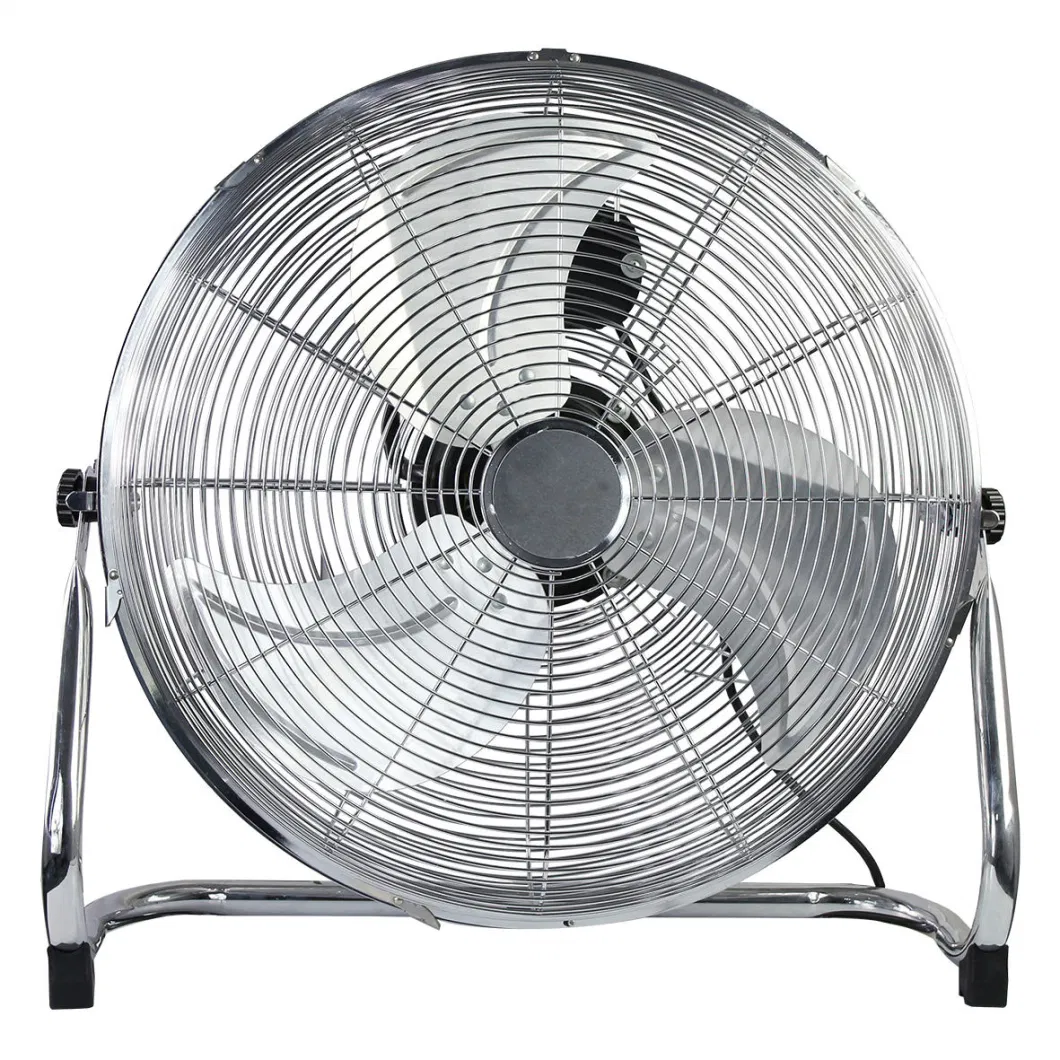 High Quality 18 Inch Floor Standing Fan with Strong Wind Metal Blades