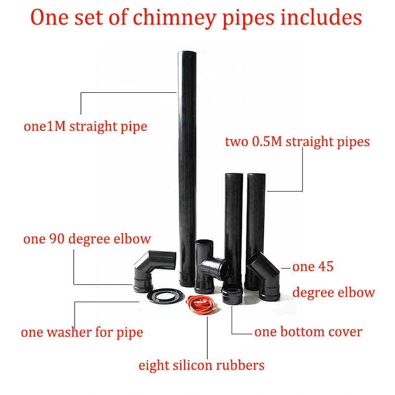 Factory Direct Sale Fireplace Chimney Flue Pipes for Stove