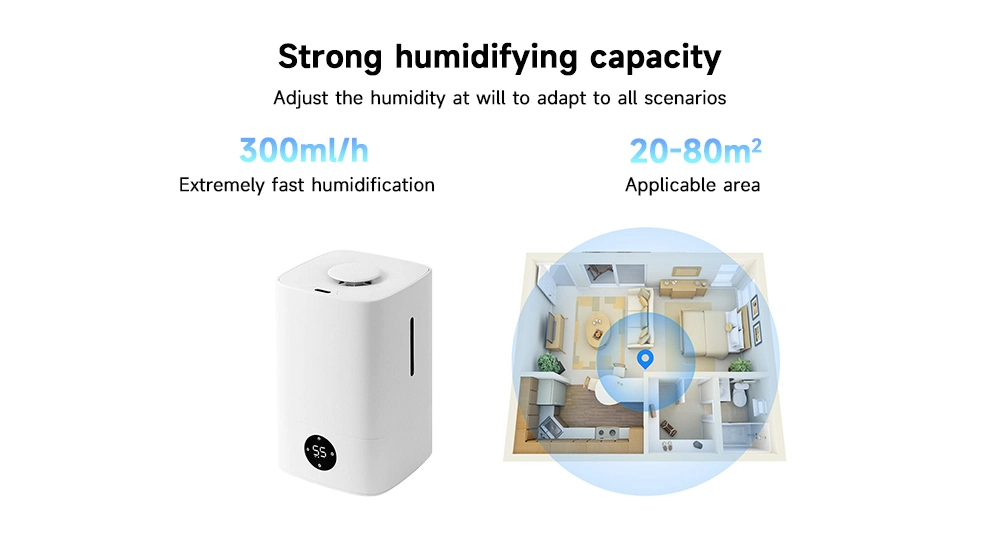 OEM Logo Professional Seller Large Capacity Electric USB Air Diffuser Humidifier for Bedroom