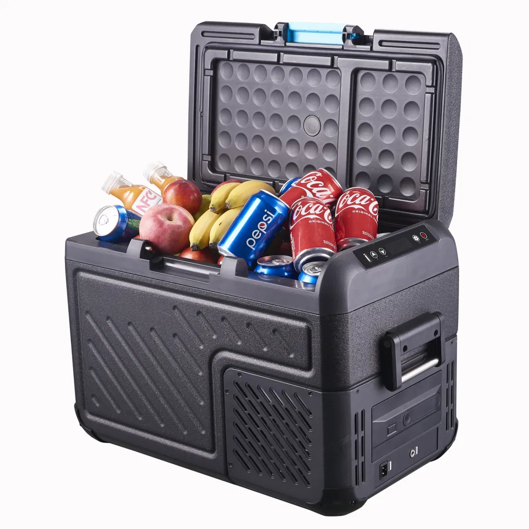 Portable 12V 24V Freeze Refrigerate Fridge with Lithium Battery for Outdoor Camping Car Truck