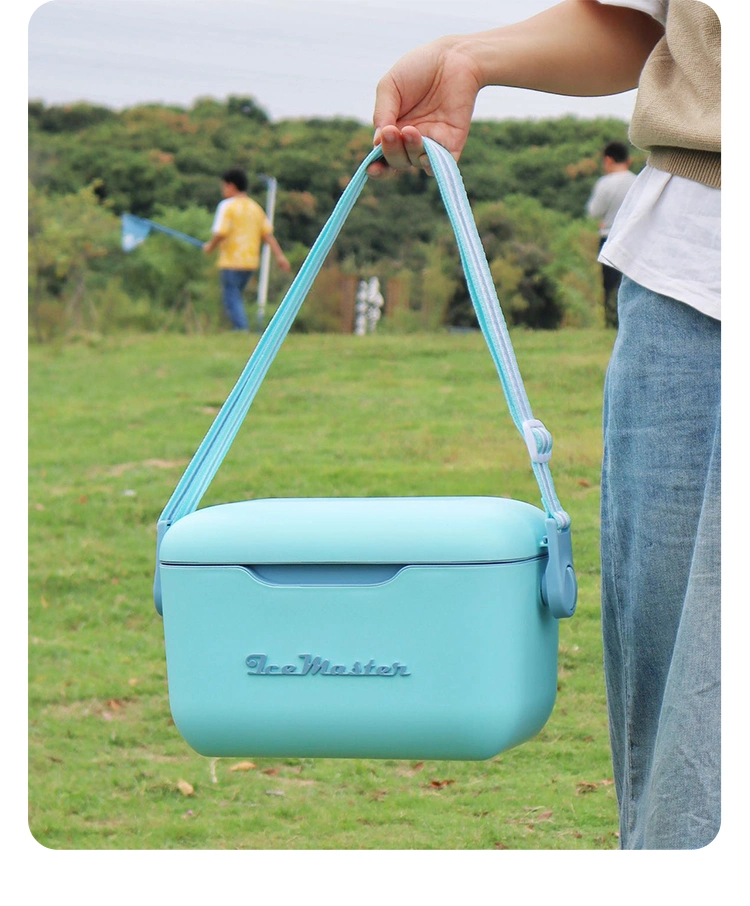 6qt Strapped Insulated Picnic Portable Outdoor Ice Cooler Can Car Cooler Box