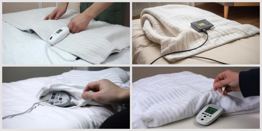 Microplush Electric Heated Throw Blanket with 4 Hour Auto Shut-off