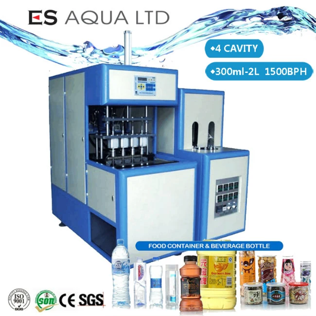 Automatic Blow Molding Pet Bottle Making Semi Auto Blower Perform Making Bottle Machinery