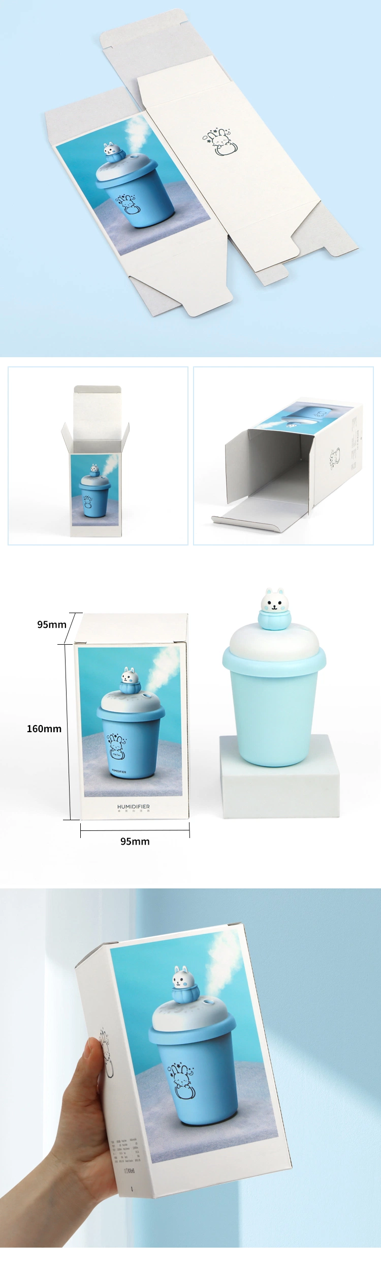 2024 Most Popular Wholesale Humidifier Paper Box Cool Misting Diffusers Packaging Box