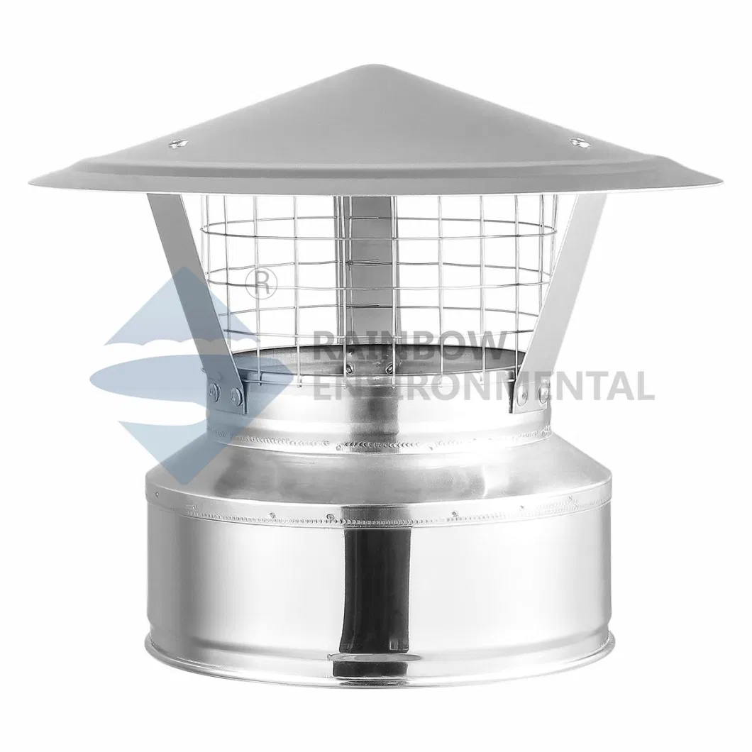 Stainless Steel Anti-Draught Chimney Crown Chimney Cap Rain Cap