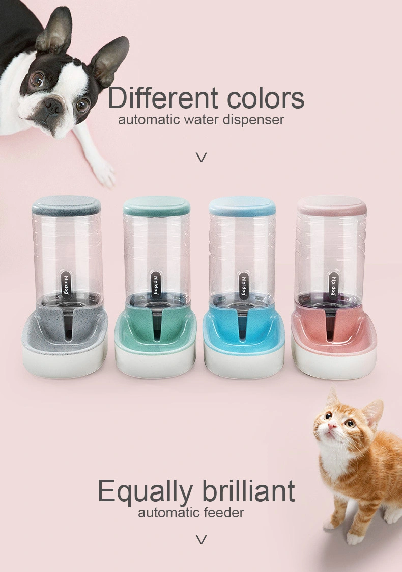 High Quality Automatic Dog Cat Pet Water Dispenser Food Storage Feeder