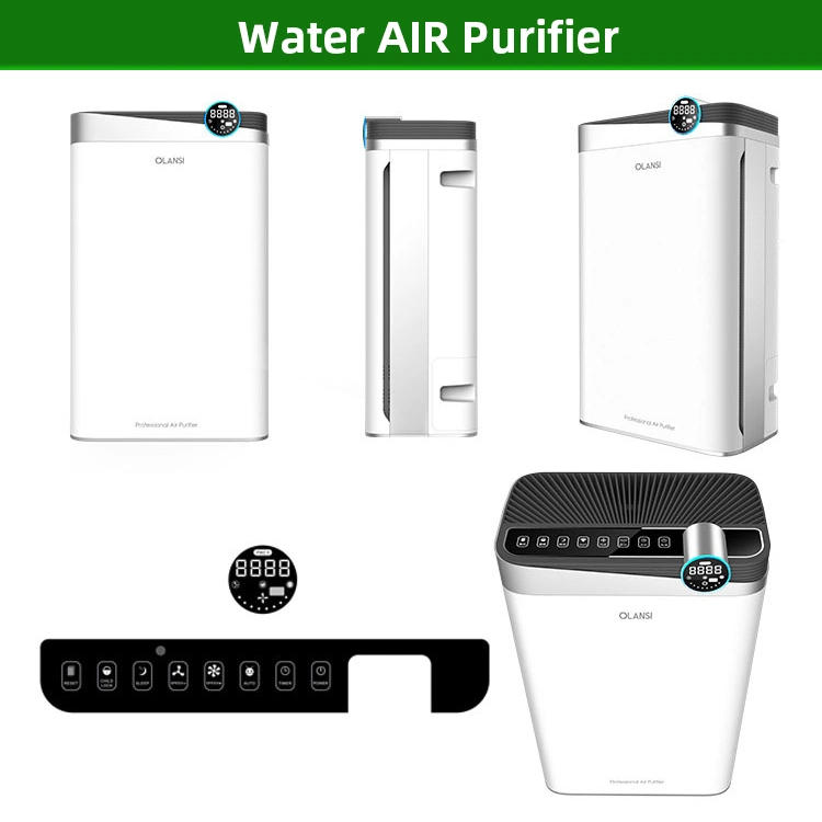 Humidifier Air Purifier H13 True HEPA Filter, WiFi, Sleep Mode &amp; LED Display, Remove 99.97% Dust, Smoke, Pollen, for Pets, Smokers, Air Cleaner for Home