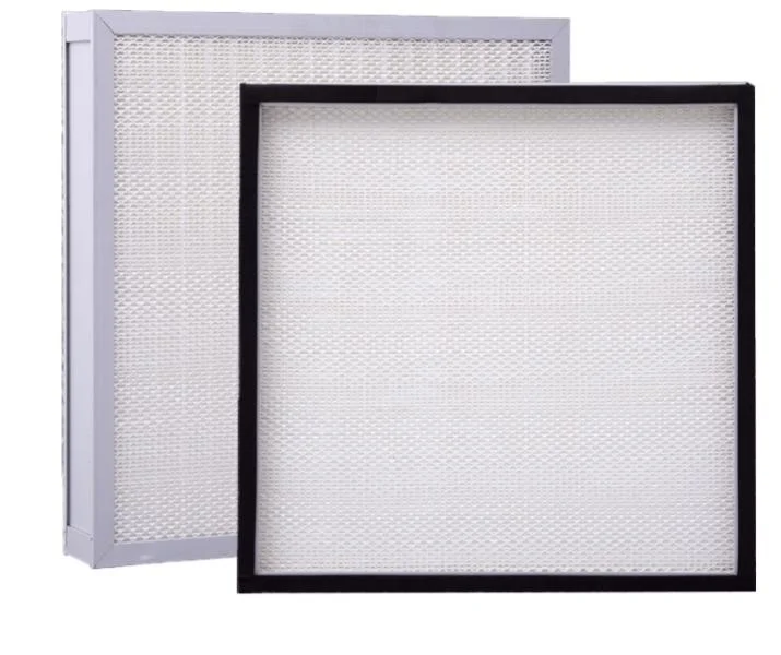 (H12, H13) HEPA Filter with Media Support Grid for Clean Room and Operating Room Filters Glass Fiber FFU Air Filter