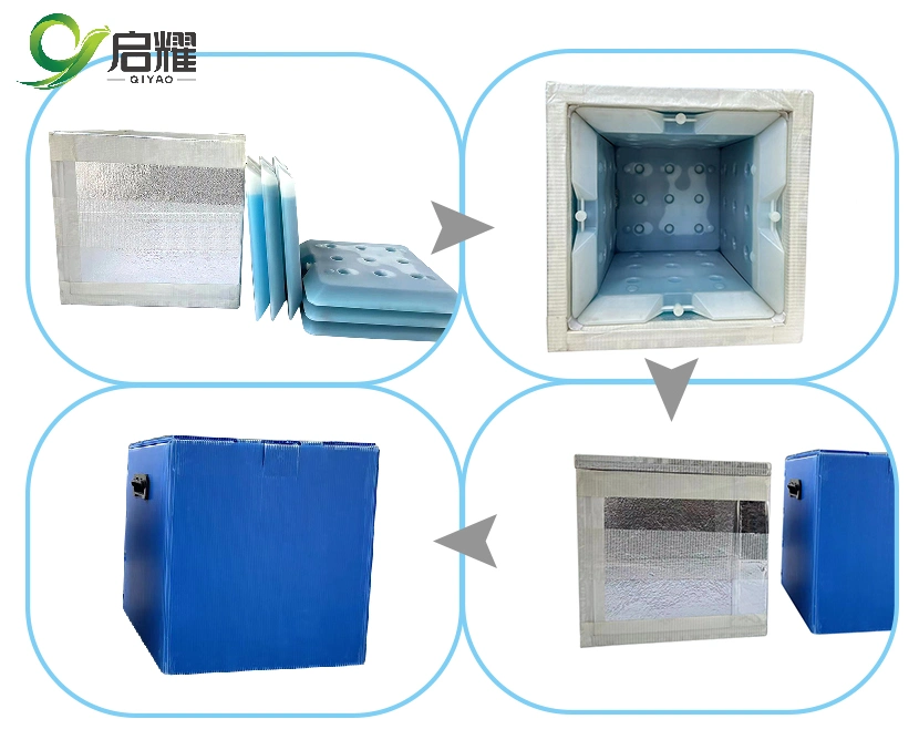 105 L Durable Hard Shell Medical Thermal Insulated Box Ice Chest Cooler Box Insulation Storage Cooler Box