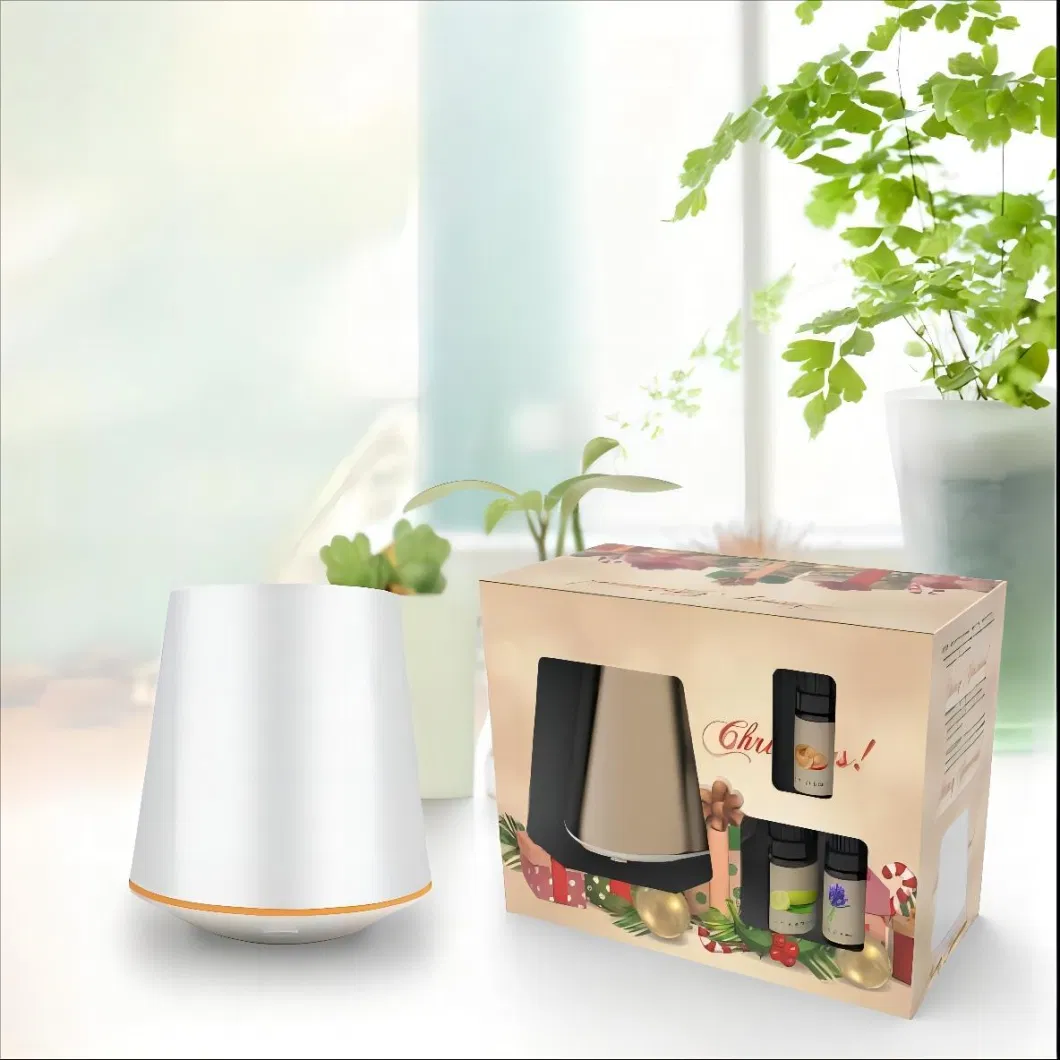 200ml Aromatherapy Ultrasonic Essential Oil Diffuser with 7 Color LED Light