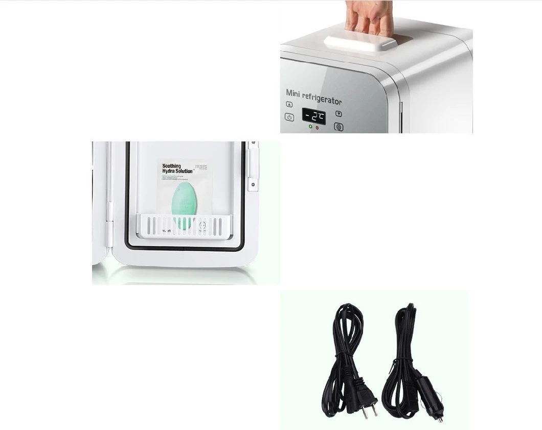 Mini Mini Refrigerator Dormitory Mini Household Car Dual Use Mini Mask Cosmetics Refrigerated Fridge Single / Dual Core