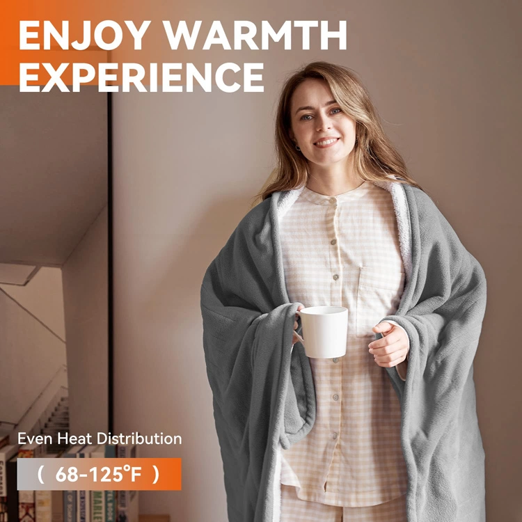 Warm Winter Electric Smart Controller Heating Blanket Portable Heated Blanket