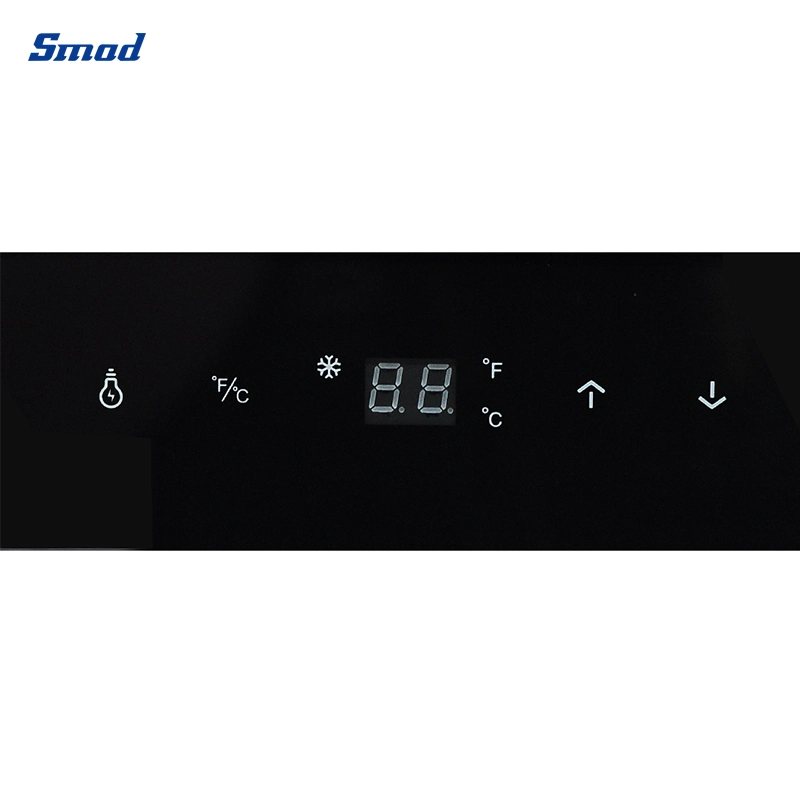 Smad 20 Bottles 62L Black LED Display Compressor Electric Wine Bottle Cooler