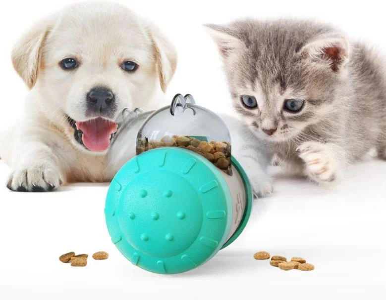 Dog Toy Food Dispenser Pet Tumbler Food Spiller Chew Toy Interactive Dog Cat Toy Food Dispensing