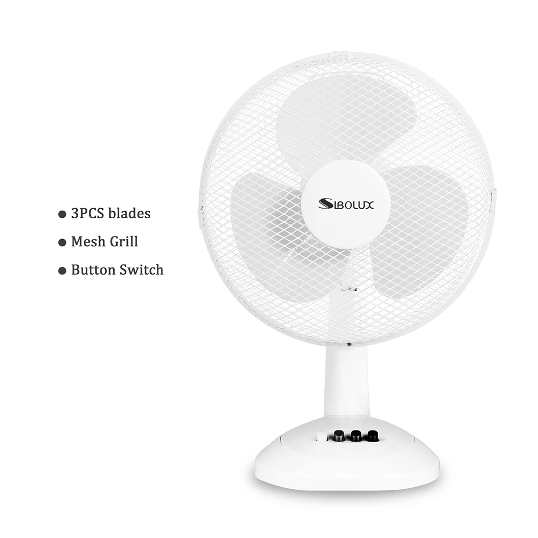 Plastic Mini Fan 9 Inch Portable Table Fans Cooling Ventiladore with CE/CB/RoHS