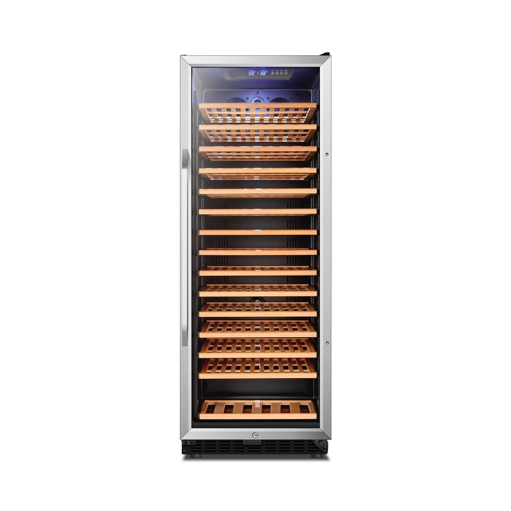 China Wine Fridge Stainless Steel Door Single Zone Wine Cooler