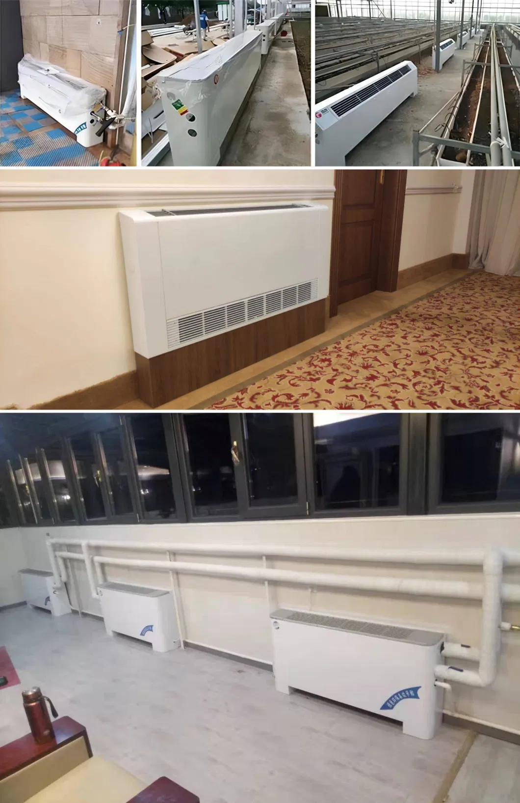 Vertical Floor Standing Room Efficiency Heating Cooling Fcu Air Conditioner