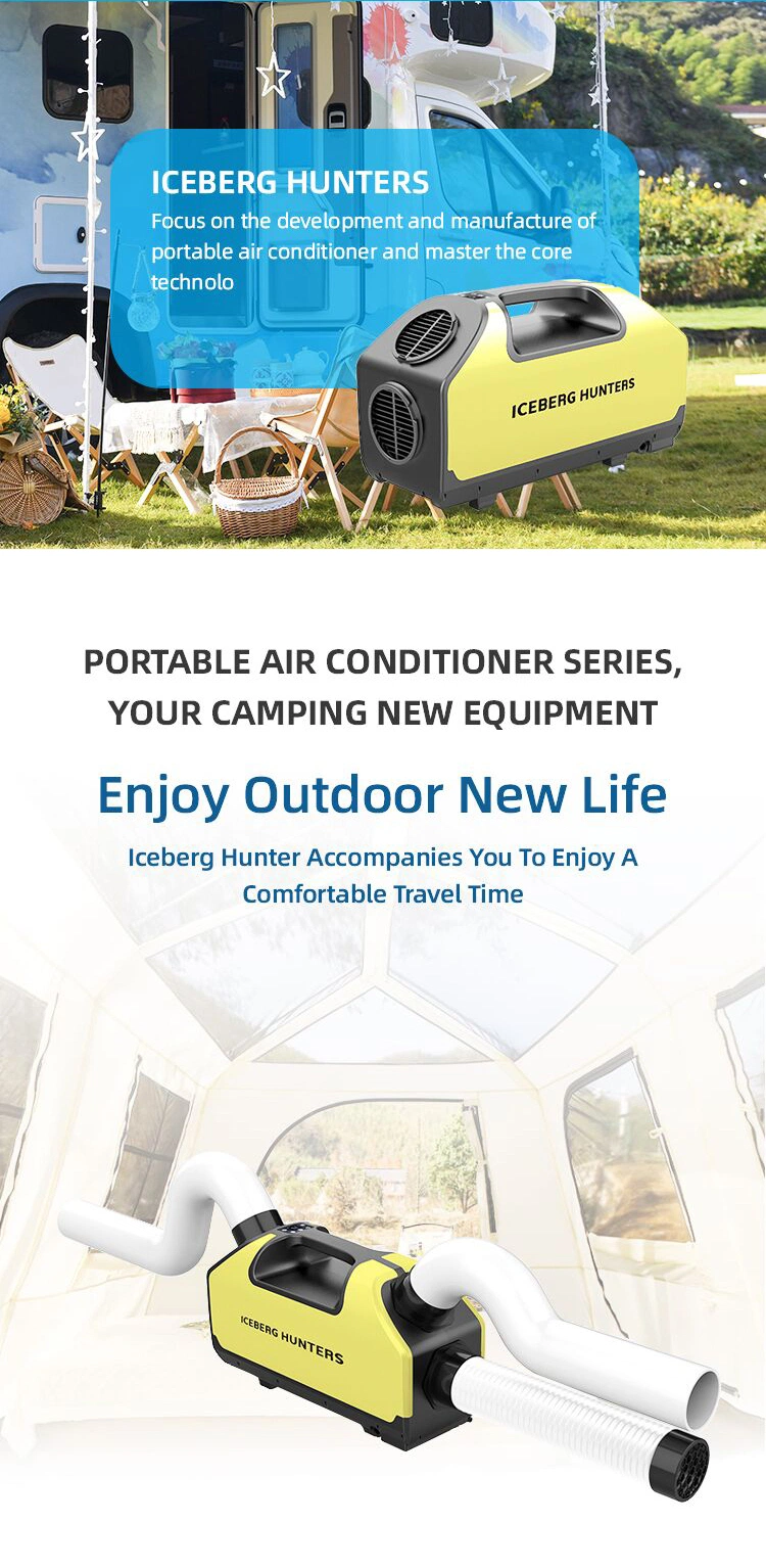 Small Portable Air Conditioner for Camping Iceberg Hunters Camping Air Conditioner