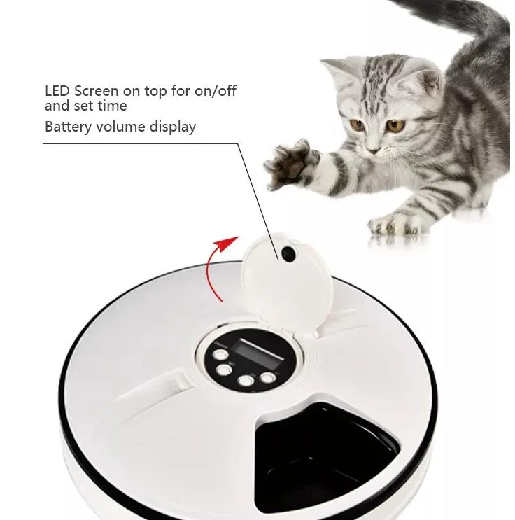 6L Smart Auto Timed Dog Pet Feeder Cat Automatic WiFi Remote Camera Pet Feeder