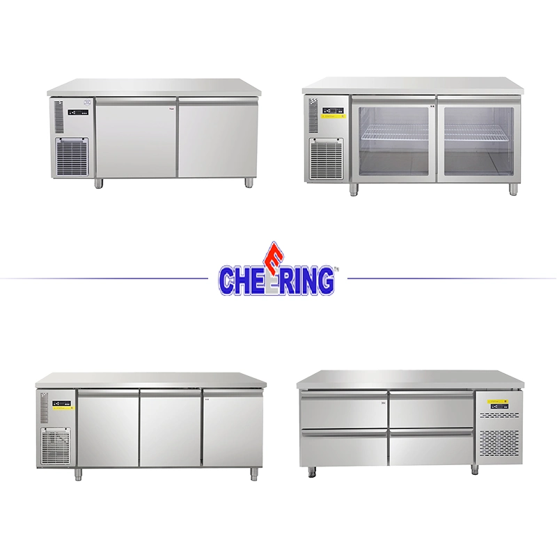 Restaurant / Hotel Upright Chiller Commercial Stainless Steel Chiller Refrigerators