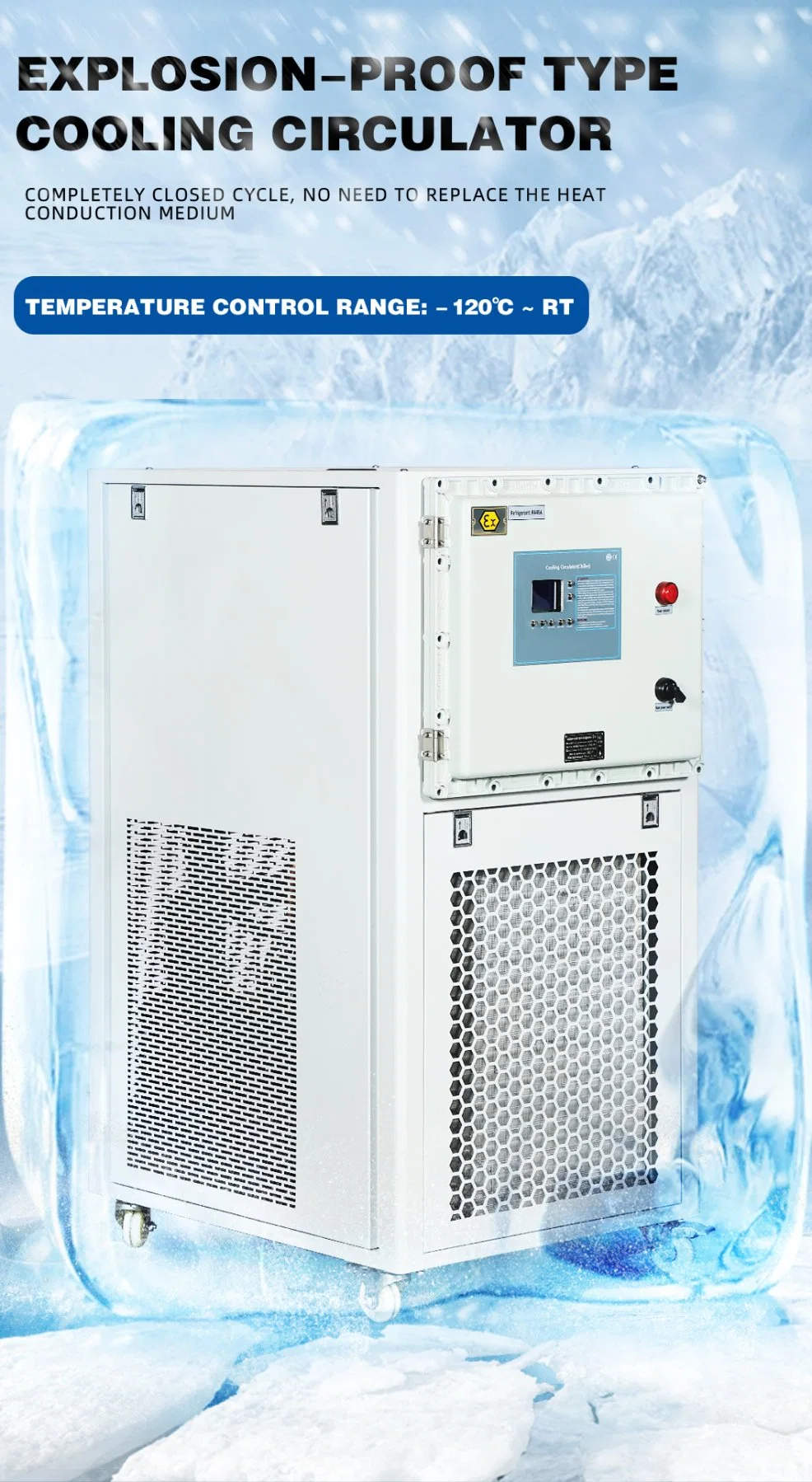 High Low Temp Air Cooled Chiller Circulator for Medical Industry