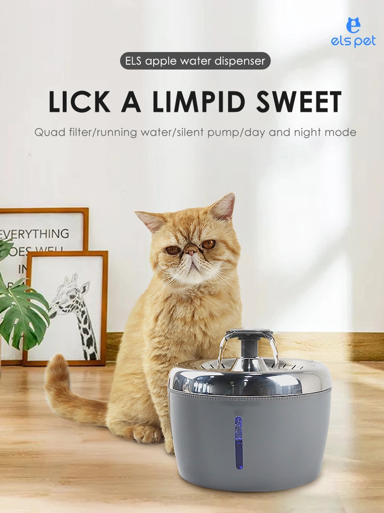 Quadruple Filtration Soft Water Recirculation Filtration Water Dispenser Pets Love Drinking Water