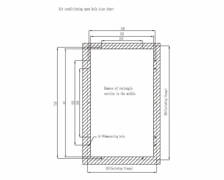 Hot Sale CE Certificate IP55 Protection China Industrial Type Enclosure Cooling Mini Portable Outdoor DC AC Communication Telecom Cabinet Air Conditioner