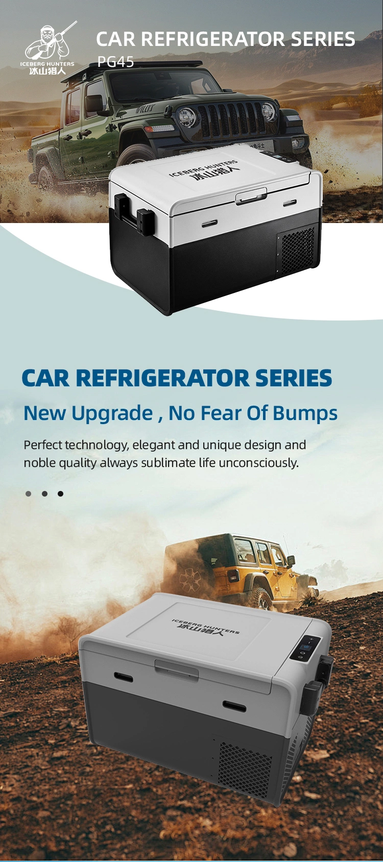 Car Portable Fridge Freezer Outdoor Fridge for RV Camper SUV