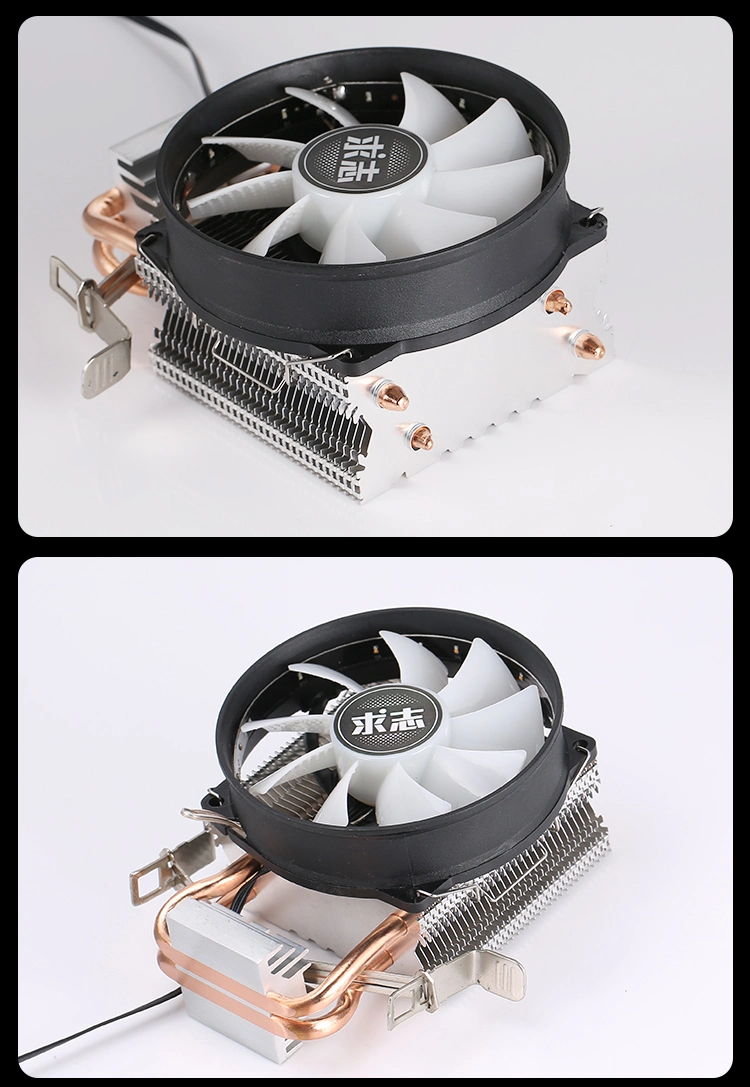 12th Generation 2 Heat Pipes 90mm Fan PWM 4pin PC Quiet 3pin CPU Cooler for Intel LGA 1700 775 1150 1151 1155 1156 1200 1366 AMD