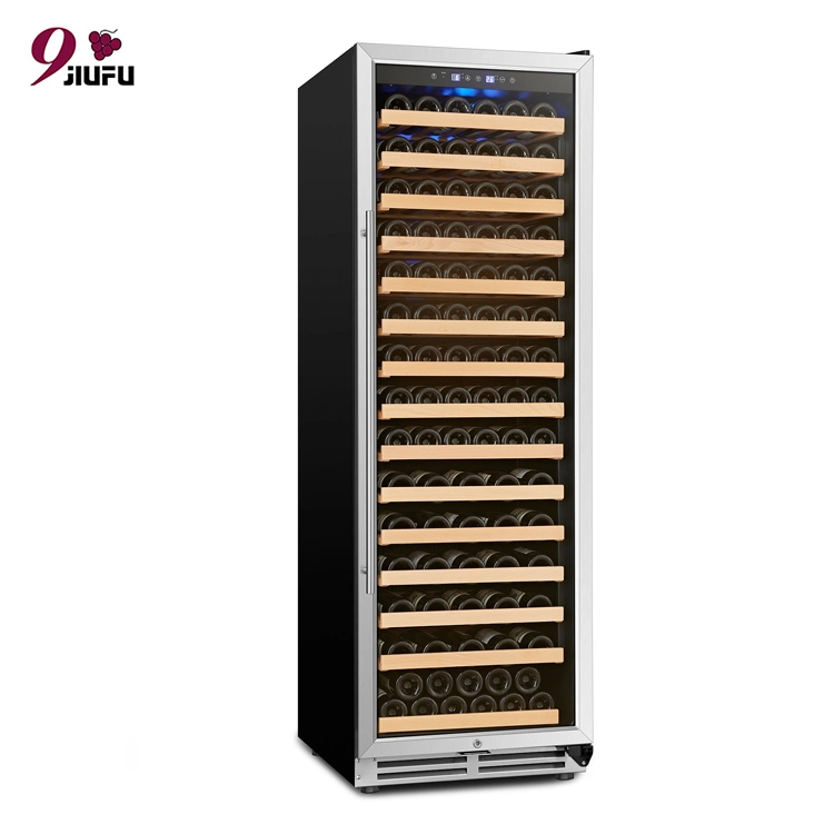 165 Bottle Large Capacity Fast Cooling Low Noise, Frost Free Wine Cooler Humidor