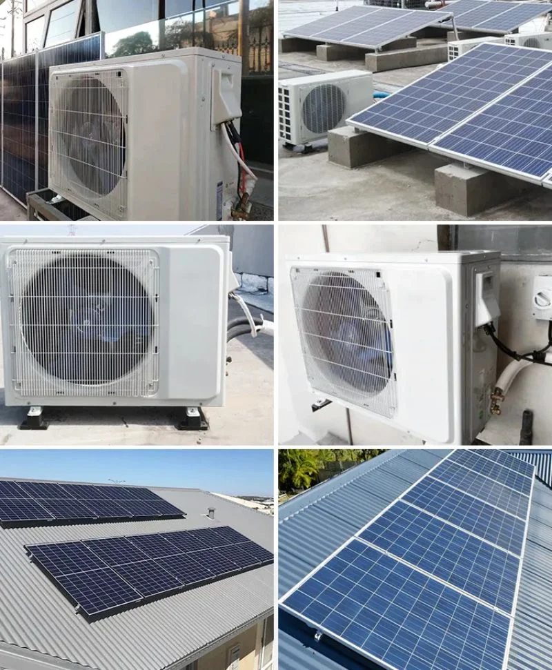 100% Solar Air Conditioner Split System 48V DC Inverter/24 Hours 18000BTU 100% Solar Air Conditioner/ Wall Split Air Condition