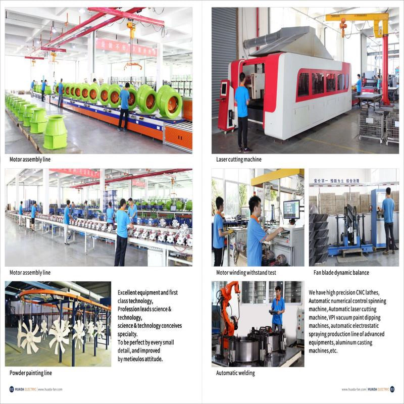 Energy Saving Tail Design Cooling Fan with Intelligent Control System