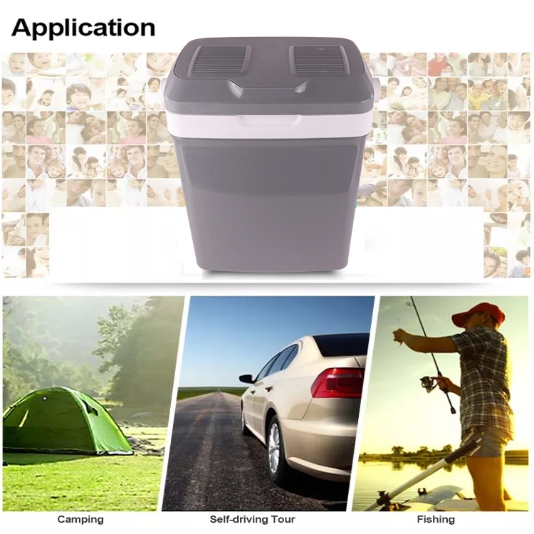Portable Cool Heating Outdoor Electric Ice Cooler Box for Car