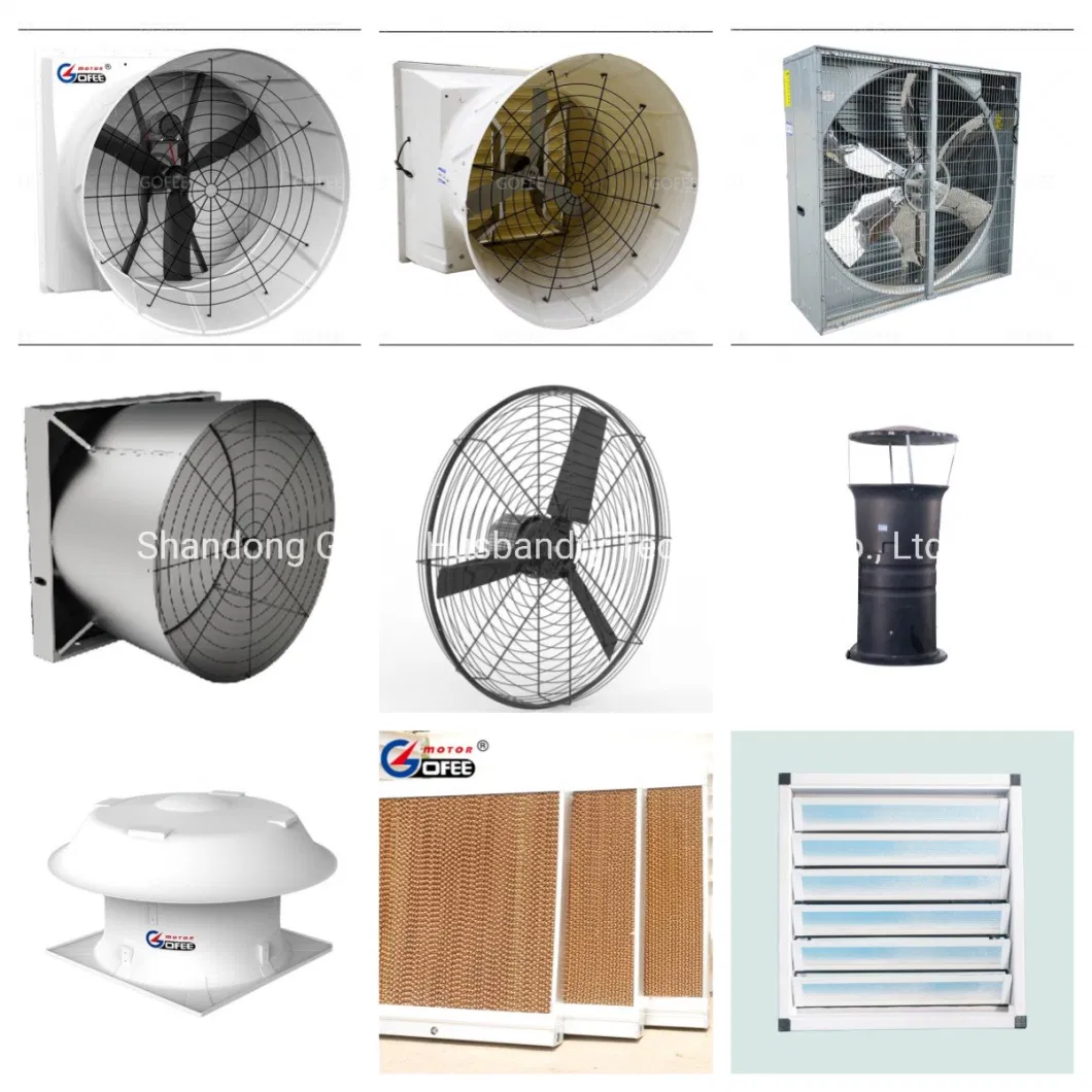 Intelligent Smart FRP Cone Cooling Ventilation Exhaust Fan for Poultry Chicken Pig Livestock Farm