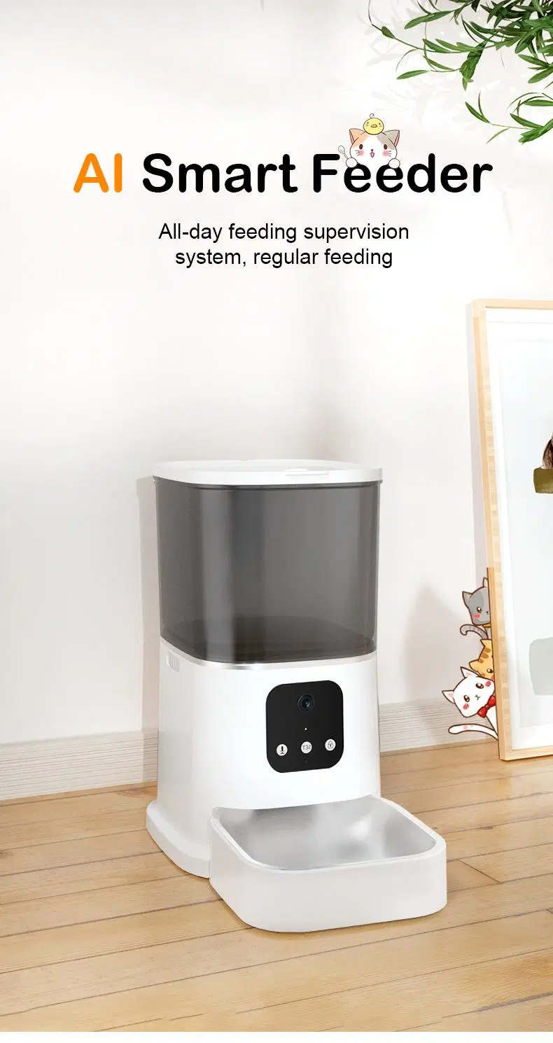 Dog Cat Smart Pet Feeder WiFi Mobile Control