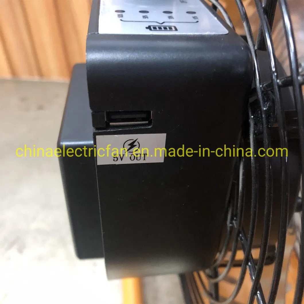 14inch Standing Rechargeable Floor Fan/Electric Fan/Industrial Fan/Ventilateur for Home