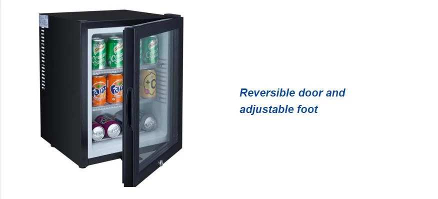 Glass Door Thermoelectric Cooler Showcase Minibar Fridge