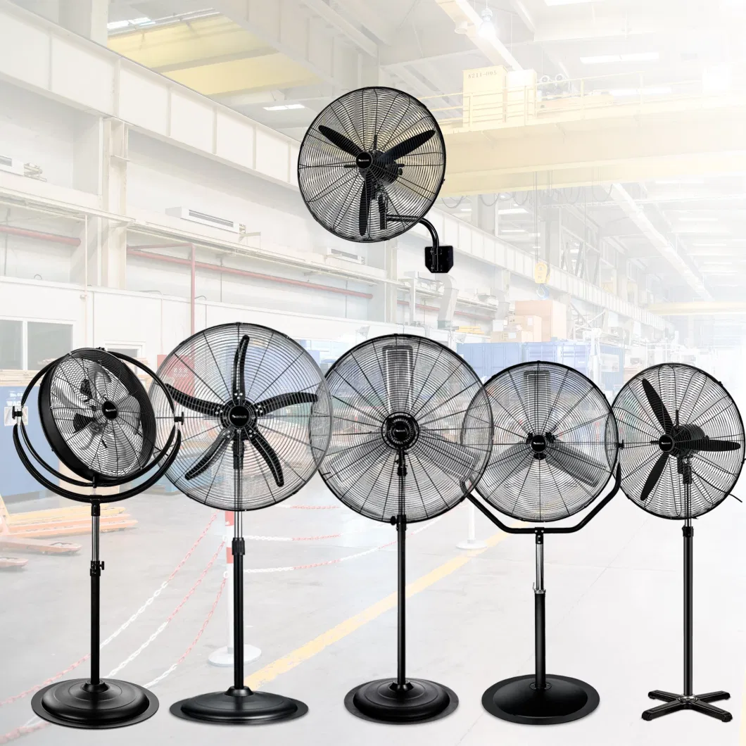 Ventilator Drum Fan Electric Pedestal Fan Standing Cooling Floor Fan