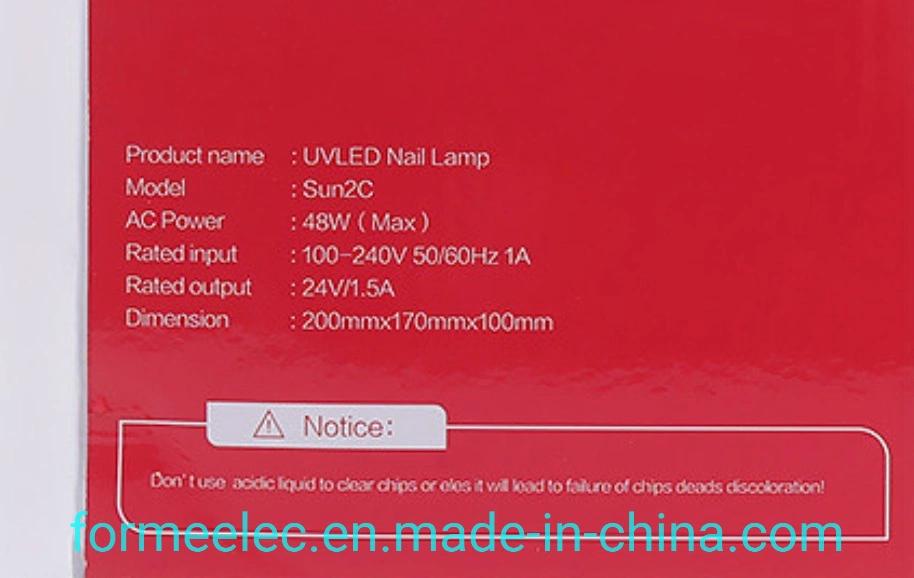 Smart Uvled Nail Lamp Sun 2c Manicure Lamp Nail Gel Baking Dryer