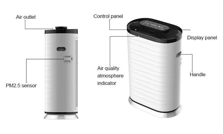 APP Intelligent Air Management Medical Air Purifier HEPA Filter Home Air Purification