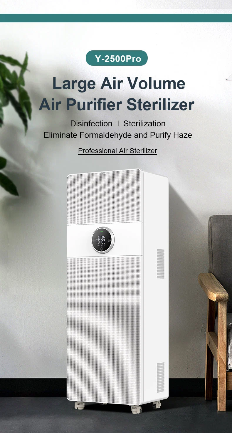 Good Indoor Air Purifier Brand Intelligent Tuya Control Air Cleaner Filter with HEPA UV Plasma