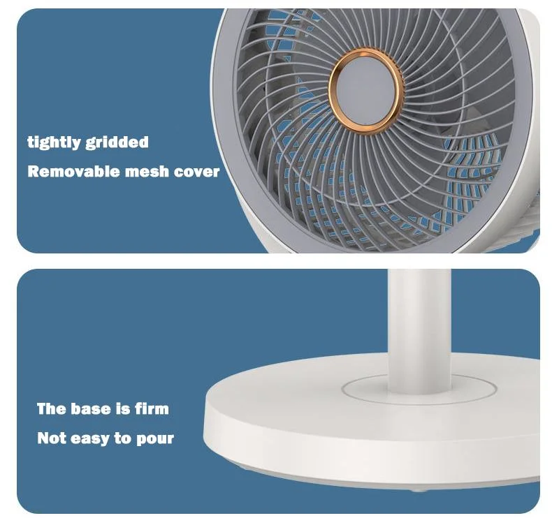 4 Speed Setting Vertical Intelligent Swing Air Circulation Fan