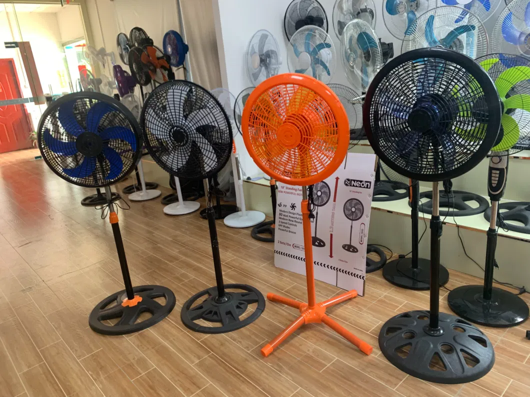 18inch New Design Plastic Grills Pedestal Fan 90W Cheapst Price Electric Fan/ Industrial Fan/ Pedestal Fan