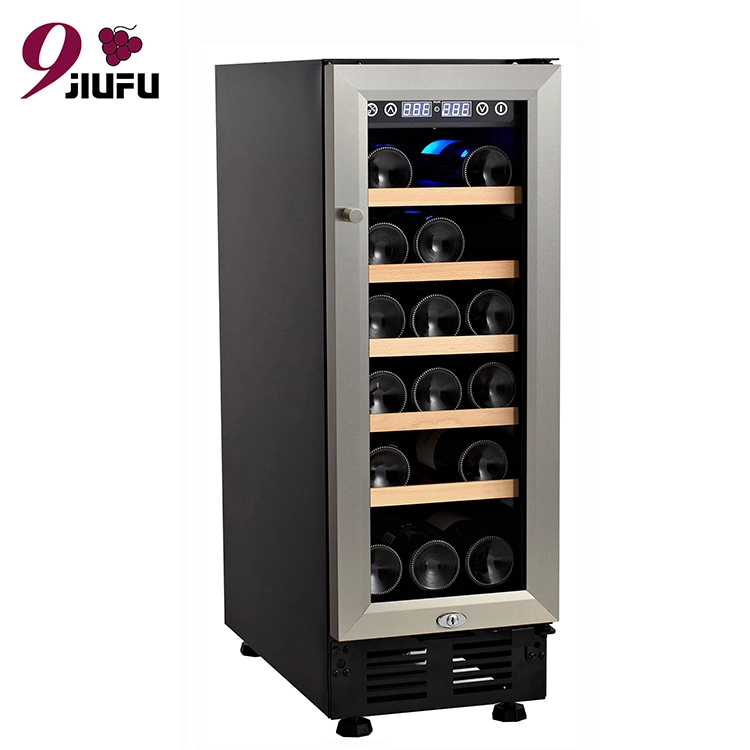 Jiufu Individual Smart Insulated Metal Sparkling LED Bottle Compressor Champagne Red Wine&amp; Cooler Chiller Appliance